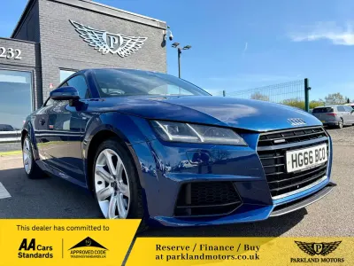 Begagnad Audi TTS S-Line 2017 Blå Sportkupé