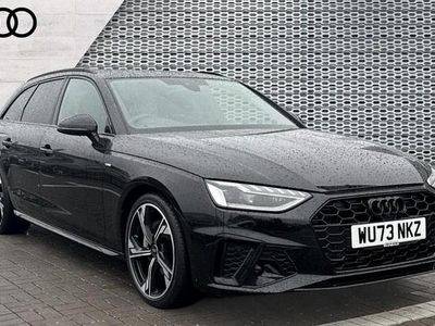 Black Used 2023 Audi A4 Black Edition Estate | £27,597 (Fair price)