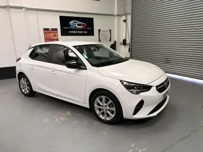 Used Vauxhall Corsa 75 HP (55 kW) 2021 White Hatchback