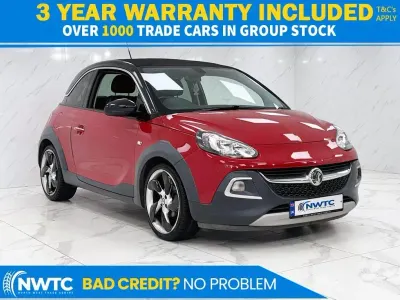 Used Vauxhall Adam Rocks 87 HP (63 kW) 2015 Red Hatchback