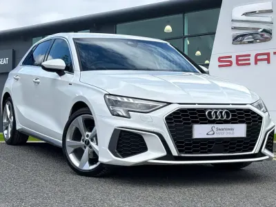Used Audi A3 Sportback S-Line 2024 White Hatchback
