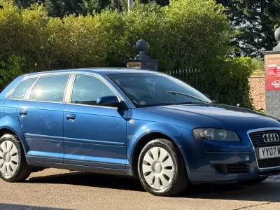 Used Audi A3 Sportback 2007 Blue Hatchback