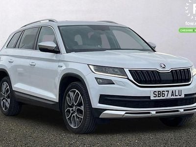 Used Skoda Kodiaq Scout 4x4 180 HP (132 kW) 2017 White SUV
