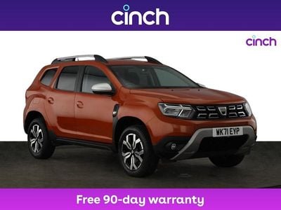 Orange Used 2021 Dacia Duster Prestige SUV | £10,499 (Fair price)