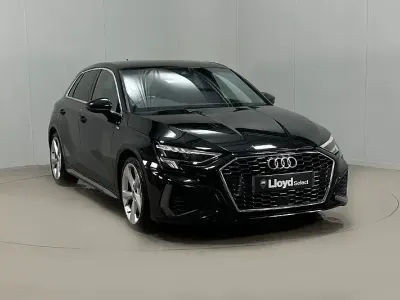 Used Audi A3 S-Line 150 HP (110 kW) 2021 Black Sedan