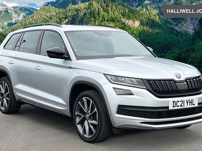 Used Skoda Kodiaq SportLine 150 HP (110 kW) 2021 Silver SUV