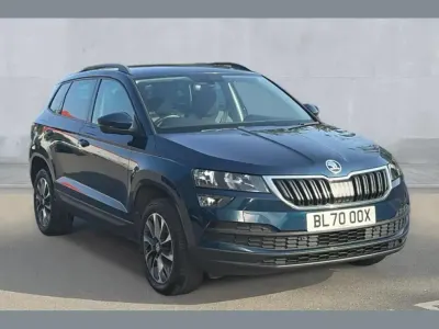 Used Skoda Karoq SE Drive 150 HP (110 kW) 2020 Blue SUV