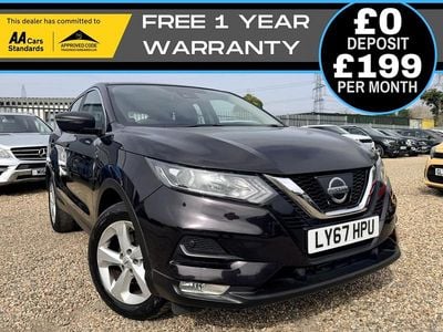 Used Nissan Qashqai Acenta 115 HP (84 kW) 2018 Black SUV