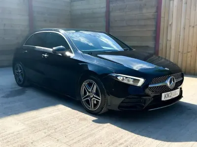 Używany Mercedes A200 AMG Line Premium 2021 Czarny Hatchback
