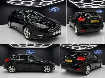 Used Ford Focus Zetec 120 HP (88 kW) 2017 Black Hatchback