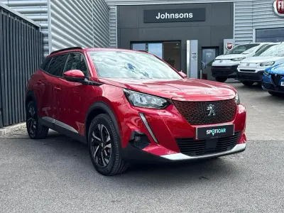 Used Peugeot e-2008 Allure Premium 100 kW (136 HP) 2021 Red SUV