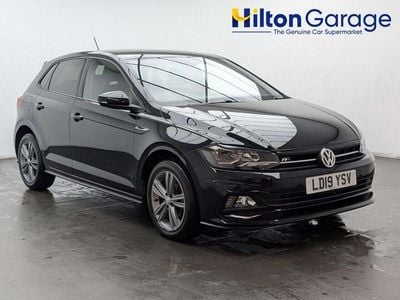Used VW Polo R-line 95 HP (69 kW) 2019 Black Hatchback