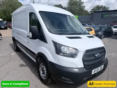 Used Ford Transit 130 HP (95 kW) 2021 White Van