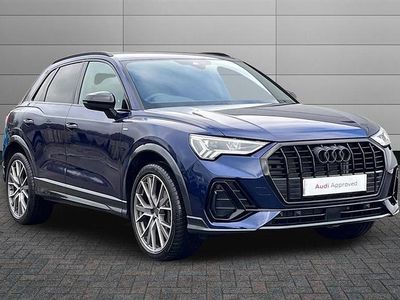 Used Audi Q3 Black Edition 150 HP (110 kW) 2025 Navarra blue SUV