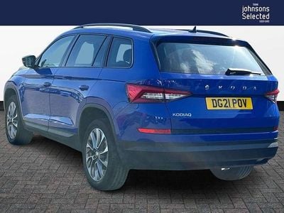 Begagnad Skoda Kodiaq SE Drive 150 HK (110 kW) 2021 Blå SUV