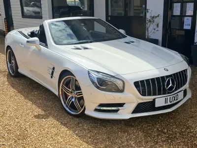 Used Mercedes SL500 2012 White Cabriolet