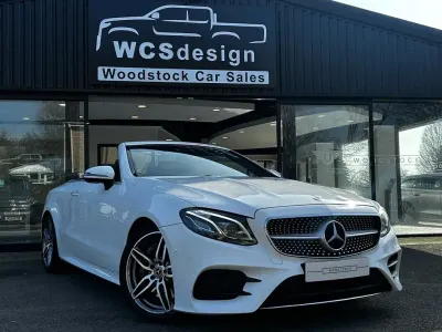 Begagnad Mercedes E350 AMG line 258 HK (189 kW) 2018 Vit Cab