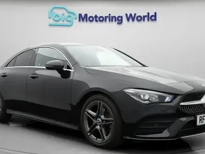 Used Mercedes CLA180 AMG line 136 HP (100 kW) 2022 Black Coupe