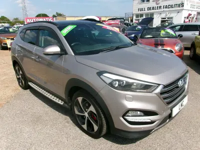 Used Hyundai Tucson Premium SE 136 HP (100 kW) 2015 Beige SUV