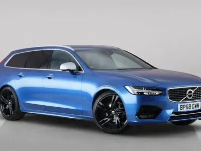 Used Volvo V90 R-Design 190 HP (139 kW) 2019 Blue Estate