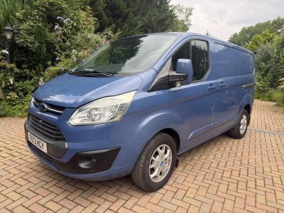 Blue Used 2013 Ford Transit Custom Limited Van | £4,750
