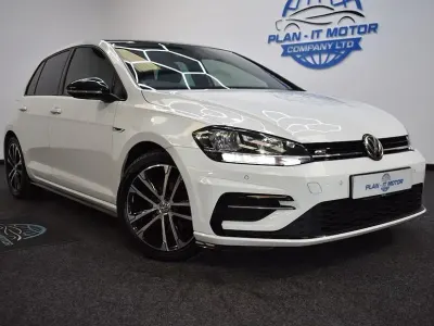 Used VW Golf VII R-line 150 HP (110 kW) 2019 White Hatchback