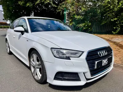 Used Audi A3 S-Line 2016 White Hatchback