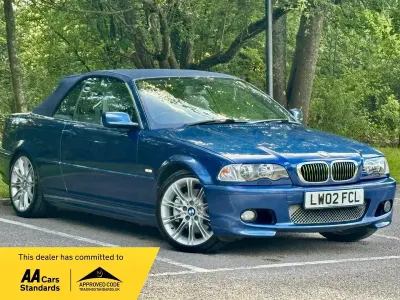 Used BMW 330 2002 Blue Cabriolet