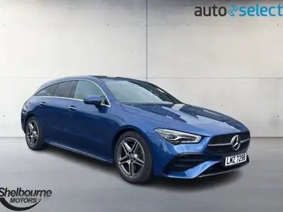 Used Mercedes CLA200 Executive 163 HP (119 kW) 2025 Blue Estate