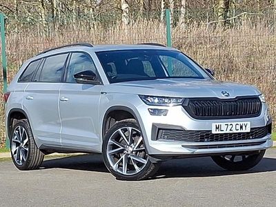 Used Skoda Kodiaq SportLine 150 HP (110 kW) 2022 Silver SUV