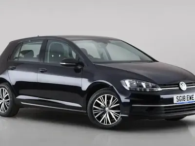 Used VW Golf VII SE 110 HP (80 kW) 2018 Black Hatchback