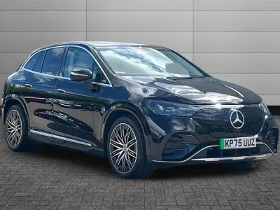 Used Mercedes EQE350 AMG line 214 kW (292 HP) 2025 Obsidian black Estate