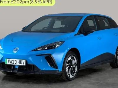 Used MG MG4 EV SE 125 kW (170 HP) 2023 Blue Hatchback