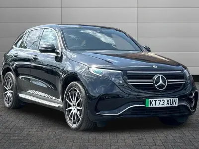 Used Mercedes EQC400 AMG line 300 kW (408 HP) 2023 Black SUV