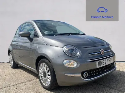 Used Fiat 500 Lounge 69 HP (50 kW) 2017 Grey Hatchback