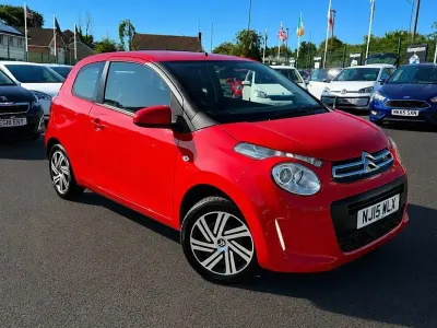 Used Citroën C1 Feel 68 HP (50 kW) 2015 Red Hatchback