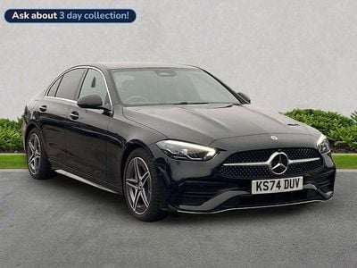 Used Mercedes C200 AMG line 204 HP (150 kW) 2024 Black Sedan