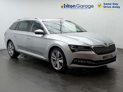 Used Skoda Superb SE L 150 HP (110 kW) 2019 Silver Estate