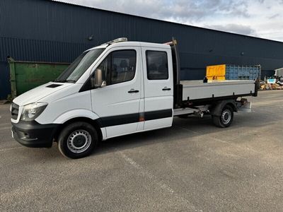 used Mercedes Sprinter Sprinter Mercedes314 3.5t Crew Cab Tipper van 2018 Euro-6 Low Miles !!