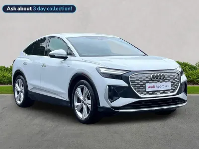 Used Audi Q4 Sportback e-tron S-Line 150 kW (204 HP) 2023 White SUV