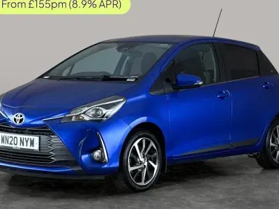 Used Toyota Yaris 111 HP (81 kW) 2019 Blue Hatchback