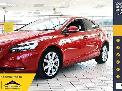 Used Volvo V40 Inscription 122 HP (89 kW) 2018 Red Hatchback
