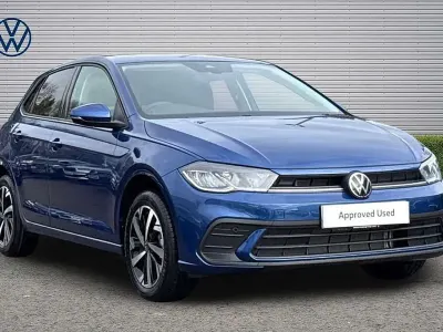 Used VW Polo Match 95 HP (69 kW) 2026 Blue Hatchback