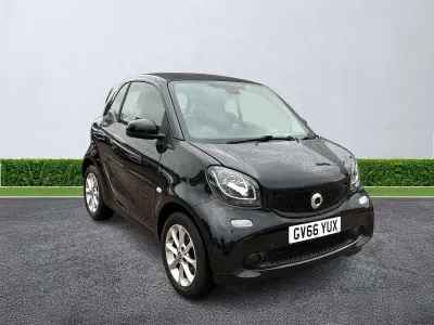 Used Smart ForTwo Coupé Passion 71 HP (52 kW) 2017 Black Coupe