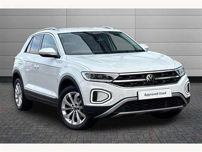 White Used 2023 VW T-Roc Style SUV | £20,195 (Fair price)