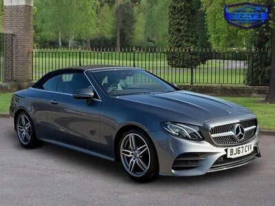 Used Mercedes E220 AMG Line Premium 194 HP (142 kW) 2017 Grey Cabriolet