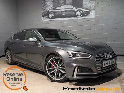 Used Audi S5 Business 354 HP (260 kW) 2017 Daytona grey Coupe