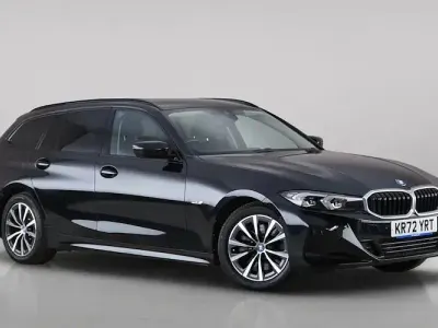 Used BMW 330e Sport Line 292 HP (214 kW) 2022 Black Estate