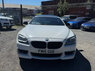 Begagnad BMW 640 M Sport 313 HK (230 kW) 2015 Vit Sportkupé