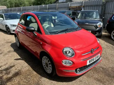 Used Fiat 500 Lounge 69 HP (50 kW) 2016 Pink Hatchback